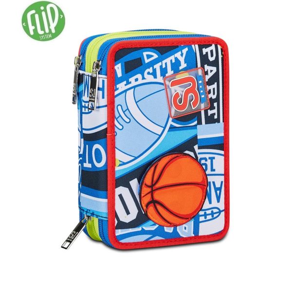 Astuccio Tre Zip Sj Gang Realbasket Boy