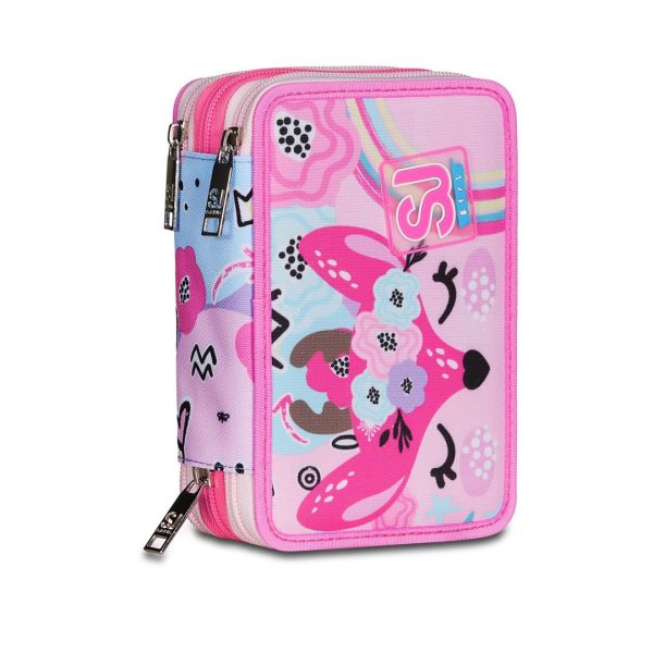 Astuccio Tre Zip Sj Gang Pinkhugs