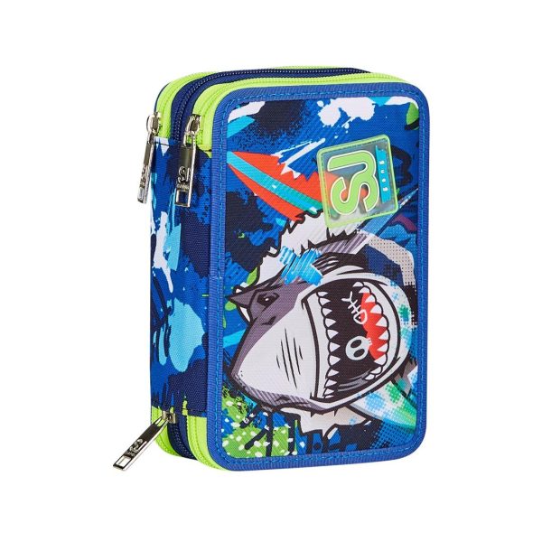 Astuccio Tre Zip Sj Gang Boy Sharkstory