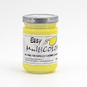 Colore Acrilico Easy Multicolor 130 ml - Giallo Cadmio Chiaro