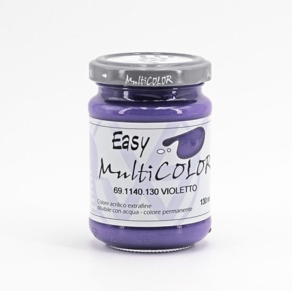 Colore Acrilico Easy Multicolor 130 ml - Violetto