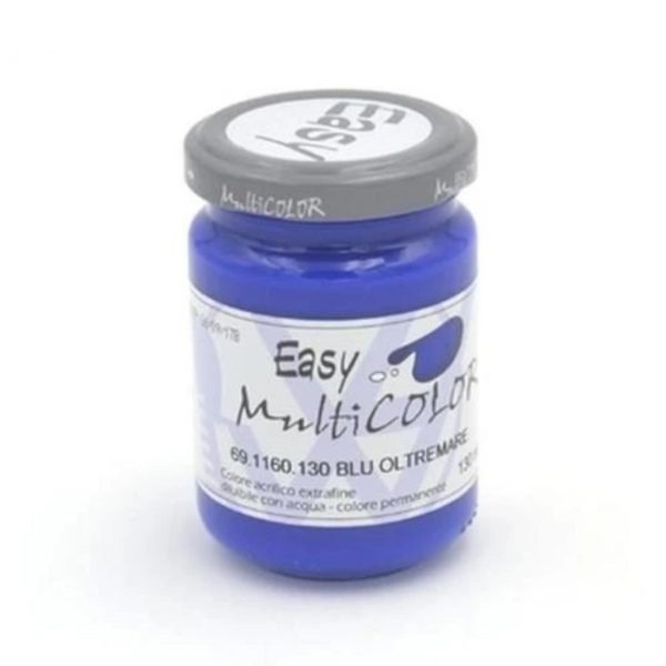 Colore Acrilico Easy Multicolor 130 ml - Blu Oltremare