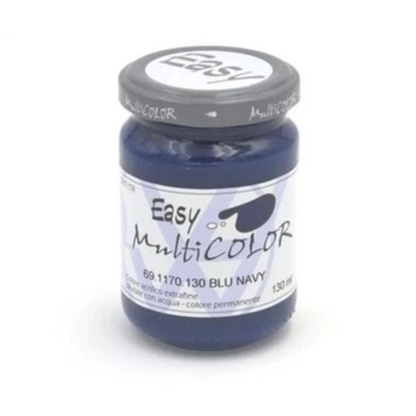 Colore Acrilico Easy Multicolor 130 ml - Blu Navy