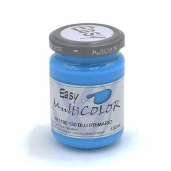 Colore Acrilico Easy Multicolor 130 ml - Blu Primario