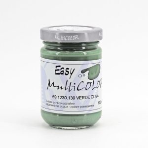 Colore Acrilico Easy Multicolor 130 ml - Verde Oliva