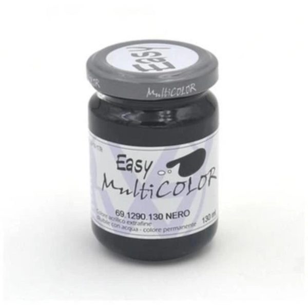 Colore Acrilico Easy Multicolor 130 ml - Nero