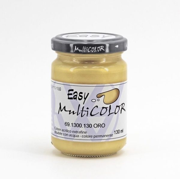 Colore Acrilico Easy Multicolor 130 ml - Oro